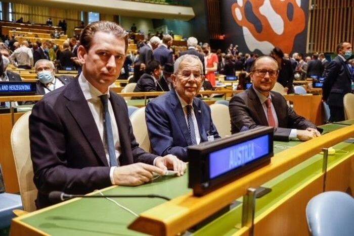 Kurz, Van der Bellen und Schallenberg bei der UNO-Vollversammlung