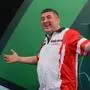 21st December 2025, Alexandra Palace, London, England 2025 PDC Paddy Power World Darts Championship Day Eleven Mensur Suljovic celebrates winning his Round Two match against Joe Cullen PUBLICATIONxNOTxINxUK IanxStephen