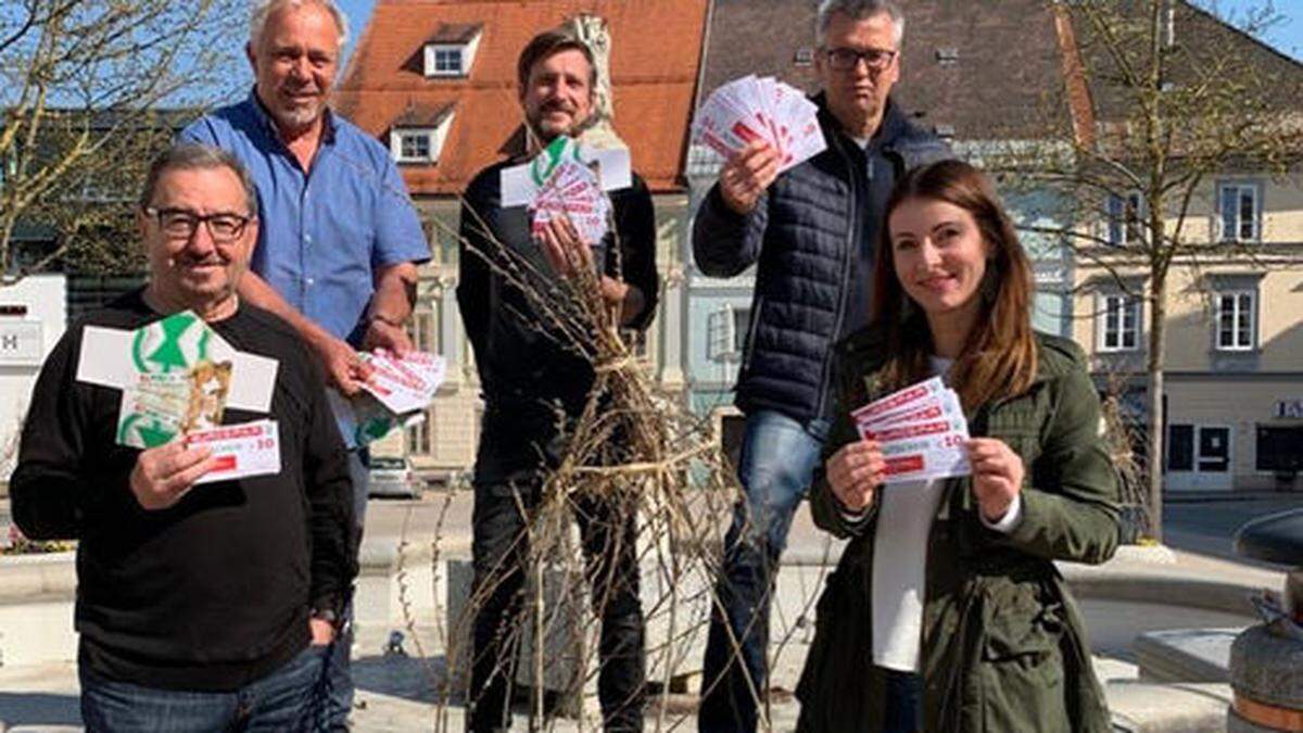 Der Verein &quot;Feldkirchen hilft&quot; hat eine Gutscheinaktion ins Leben gerufen