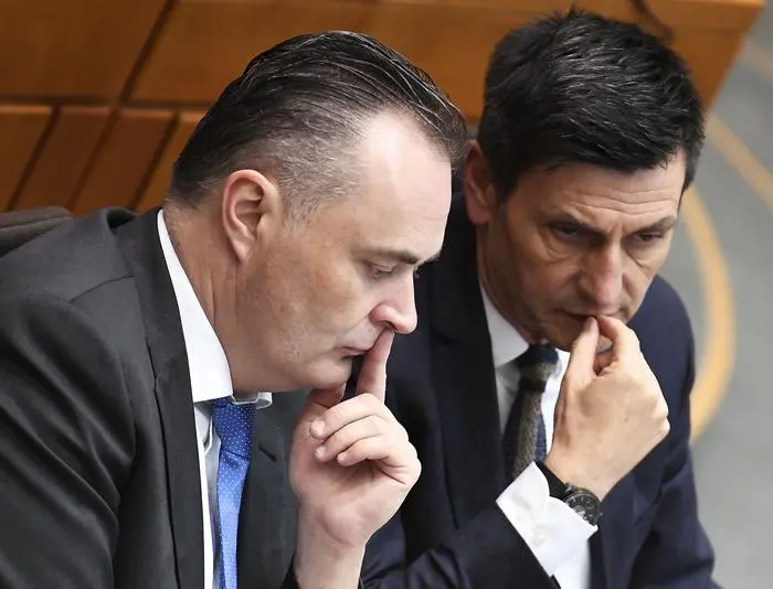 Hans Peter Doskozil (links), Christian Illedits