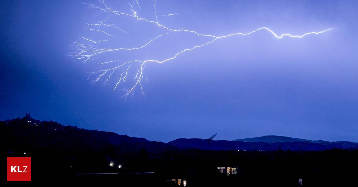 Severe weather warning for Carinthia and East Tyrol