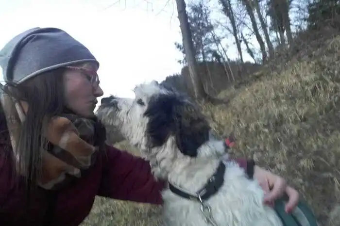 Anna Zaff und ihr Balu sind ein Herz und eine Seele.