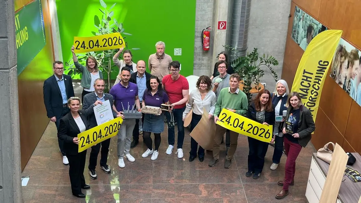 Bei der Präsentation der „Langen Nacht der Forschung“ in Weiz: Die Vertreter von Firmen und Institutionen stellten ihr Programm vor