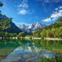 Der Jasna See in Slowenien