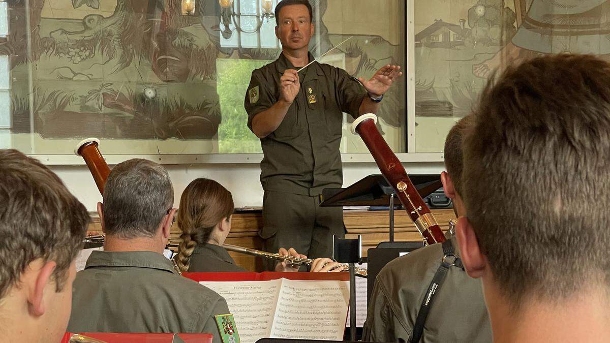 Die Militärmusik spielt am Freitag in Villach