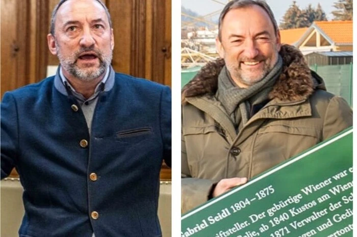 Vizebürgermeister Eustacchio im Dezember (l.) und vor wenigen Tagen