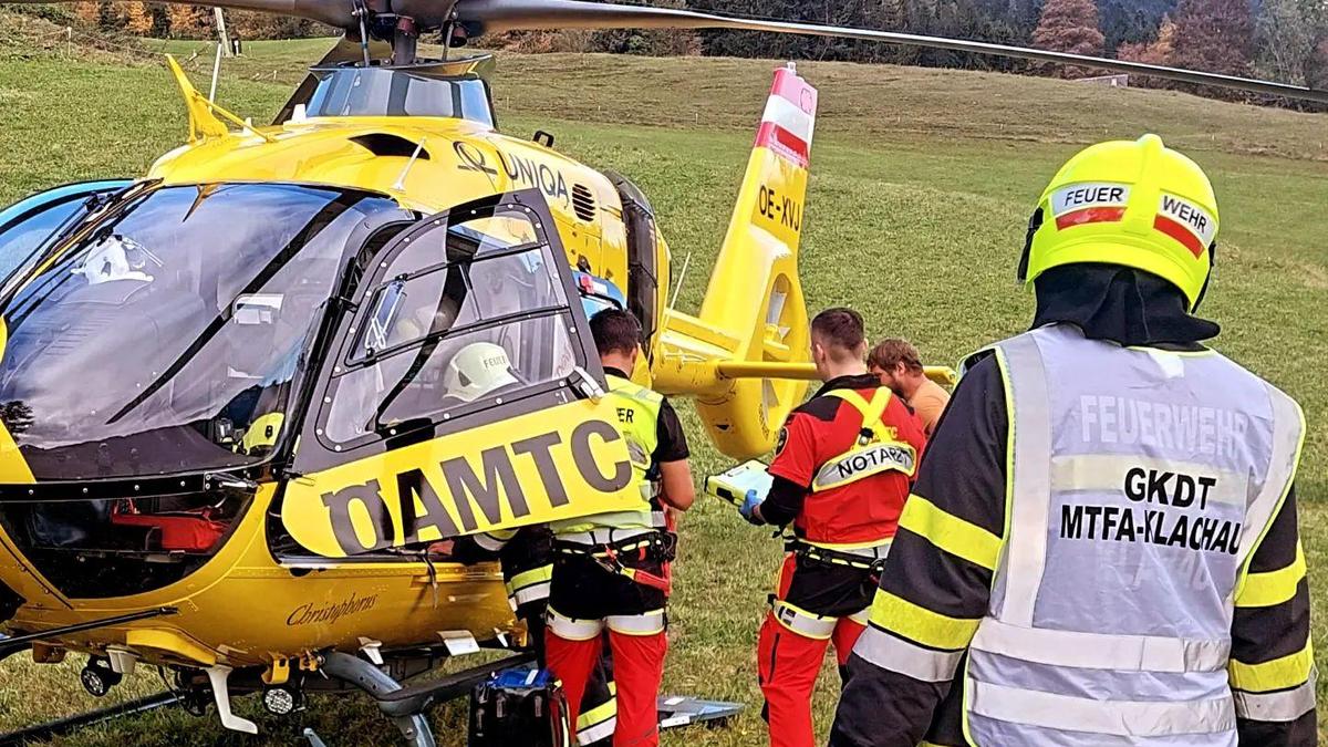 Neben der FF Wörschachwald standen auch Kräfte der FF Klachau im Einsatz