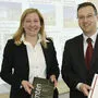 Sabrina Schütz-Oberländer und Markus Bliem präsentierten die Bilanz der Entwicklungsagentur Kärnten