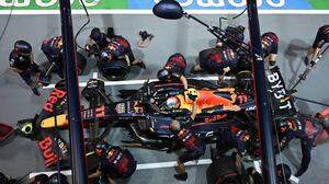 Bei Red Bull Racing funktionierte in Singapur einiges nicht, aber Sergio Perez gewann trotzdem