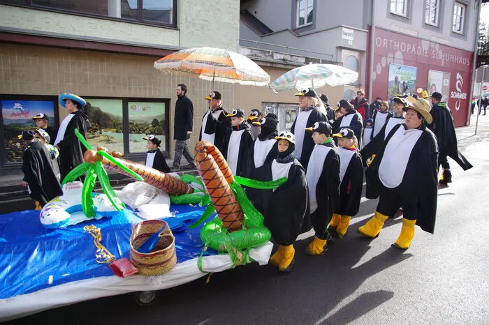 Putzige Pinguine waren ebenso vertreten ...
