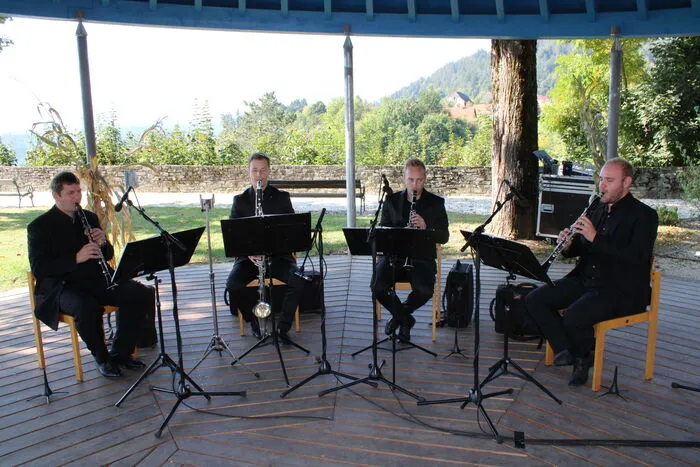 Das Klarinettenquartett "Claritet" sorgte für die musikalische Unterhaltung.