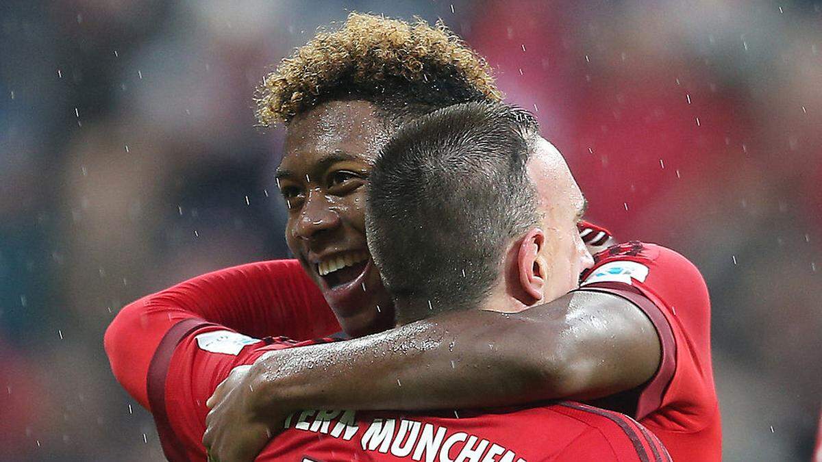 Alaba und Ribery tanzten mit Renato Sanches bei MHD-Konzert