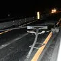 Zu einem Verkehrsunfall auf der A 2-Autobahnauffahrt Hartberg Richtung Sebersdorf rückte die Feuerwehr Hartberg in der Nacht von Freitag auf Samstag aus