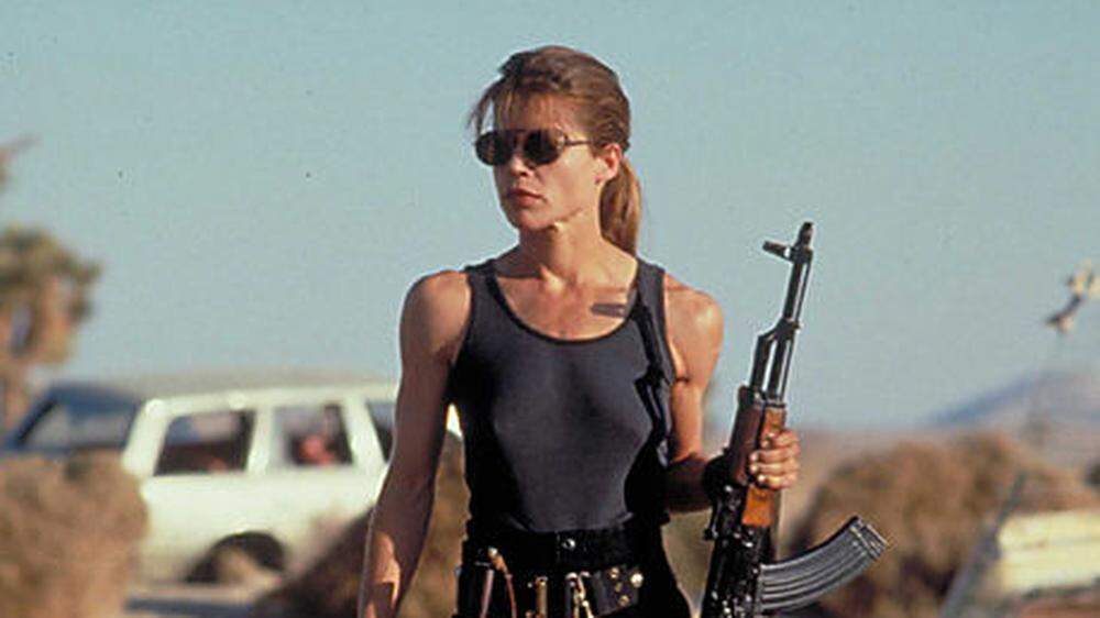 Linda Hamilton als Sarah Connor in &quot;Terminator 2&quot;