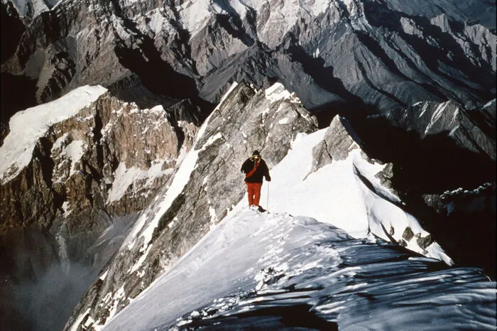 Aufstieg zum Hidden Peak 1975.