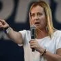 Giorgia Meloni, die Chefin der rechstrechten "Brüder Italiens" hat gut Chancen, nächste Ministerpräsidentin zu werden