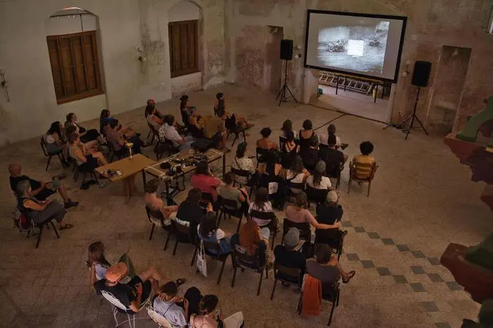... am frühen Nachmittag konnte man ausgewählte Filme anschauen.