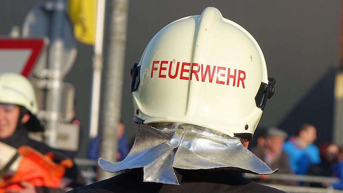 Die Feuerwehr führte Nachlöscharbeiten durch