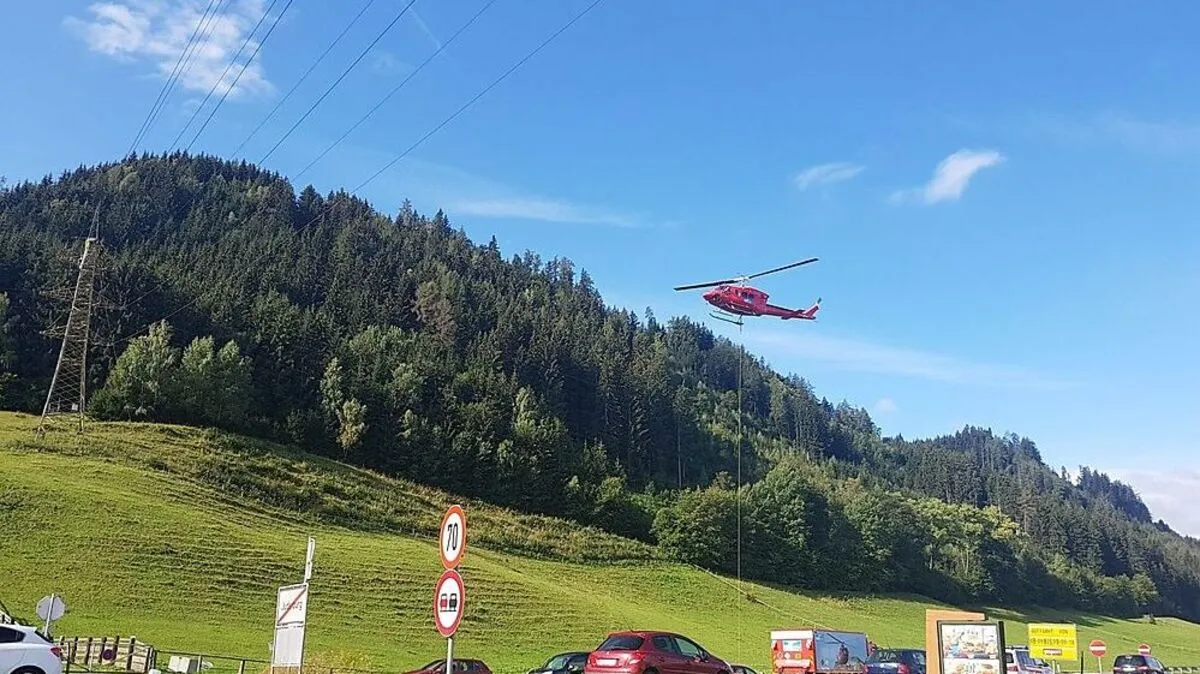 Im Bereich Grünhübl wurde am Dienstag mit den Arbeiten begonnen