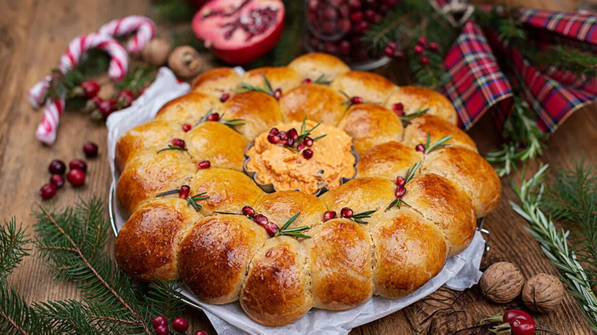 Luftiger Germteig Brotkranz von cookingCatrin