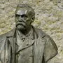 Statue von Alfred Nobel in der Concert Hall in Stockholm