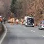 Der Unfallort an der Packer Straße im Bezirk Wolfsberg