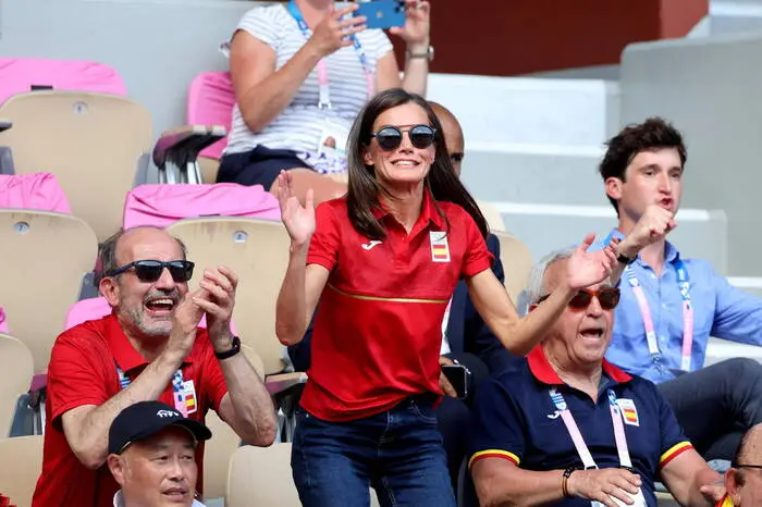 Königin Letizia von Spanien feuert die Athleten an 