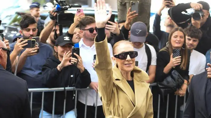 Seltener Auftritt von Céline Dion
