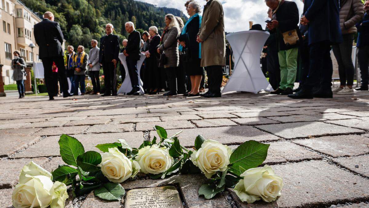 2021 wurden auf Initiative von Monika Faes die ersten Stolpersteine des Ennstals gelegt