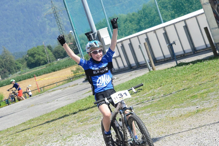 Siegerin im U11-Rennen weiblich: Eva Herzog (RLM Omya Villach).
