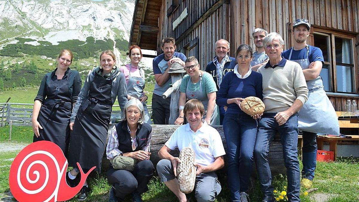 Slowfood-Köche und -Produzenten trafen sich auf der Jaukenalm im Gailtal