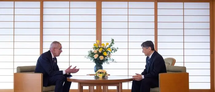 Van der Bellen und der Kaiser  - am Donnerstag in Tokio