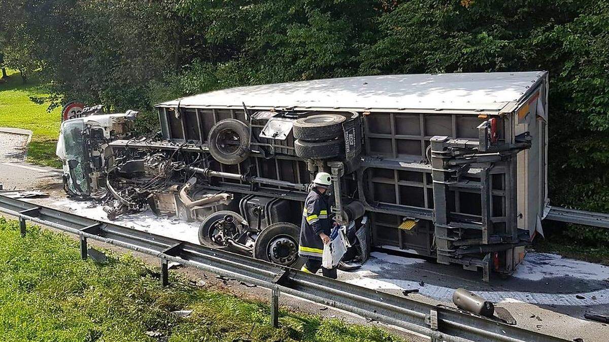 Drei Feuerwehren stehen im Einsatz