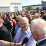 Lukaschenko am Montag bei  Arbeitern 