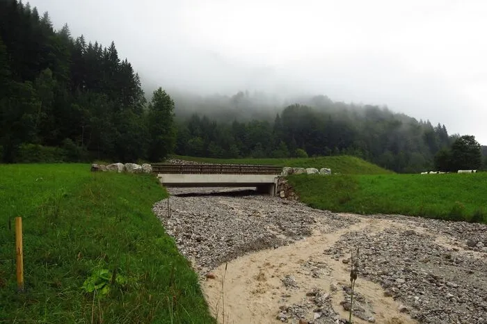 Um fünf Millionen Eiuro wurden 2014 massive Sicherungsmaßnahmen nach dem katastrophalen Unwetter im Jahr 2008 fertiggestellt. Jetzt verhinderten diese eine Katastrophe für Vorderradmer.