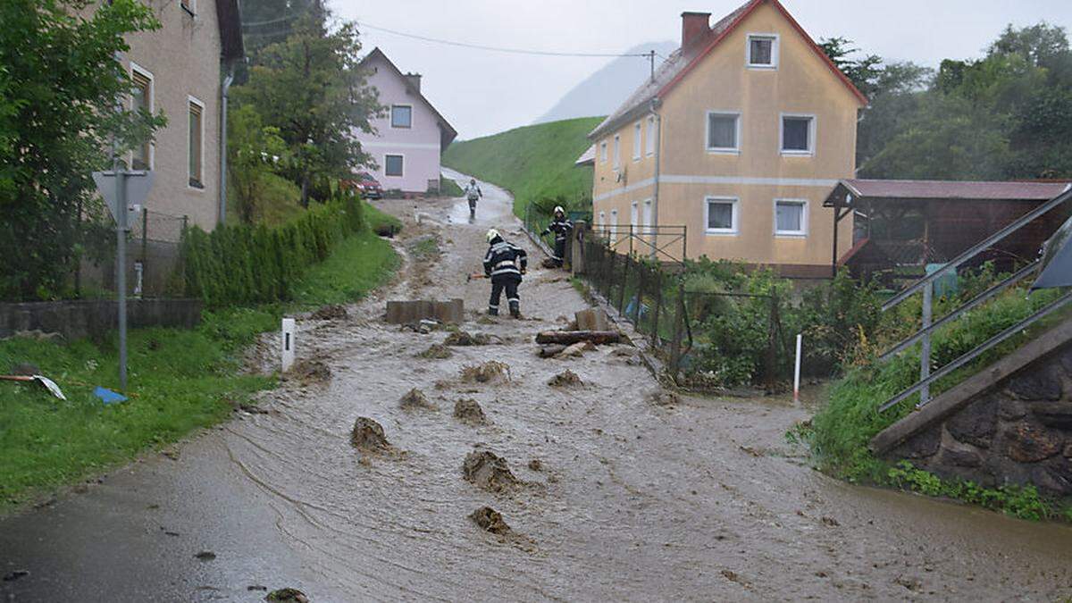 Besonders betroffen waren die Gemeinden Mariahof, Teufenbach und Scheifling