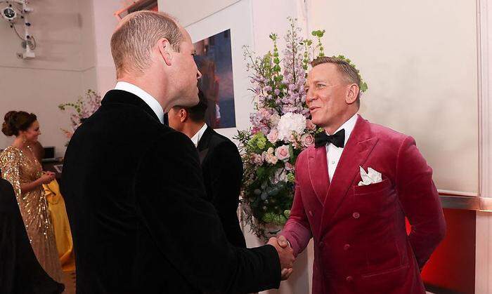 "James Bond" Daniel Craig mit Prinz William