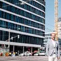 Vor der Merkur-Baustelle in  der Conrad-von-Hötzendorfstraße: Vorstandsdirektor Andreas Stettner, Projektleiter Wolfgang Halsegger
