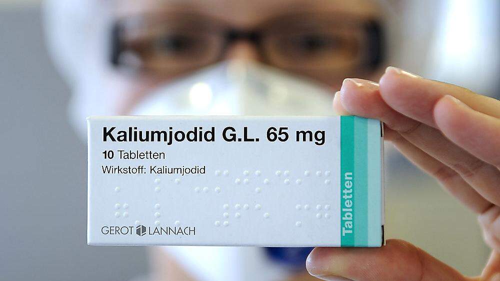 Im Fall des Falles habe Österreich genug Kaliumjodid-Tabletten bevorratet, um besonders gefährdete Bevölkerungsgruppen zu versorgen