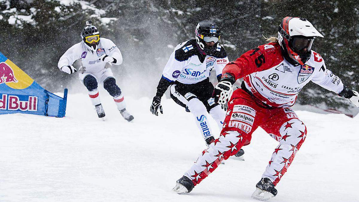 Rasanter Sport: Red Bull Ice Cross