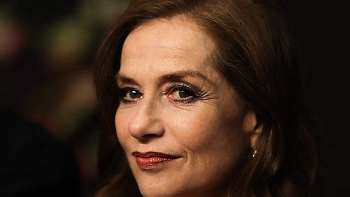 Die Schauspielerin Isabelle Huppert