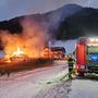 Rund 100 Feuerwehrleute waren am Brandort im Einsatz