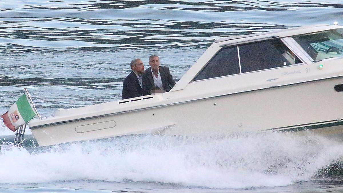 Barack Obama mit George Clooney
