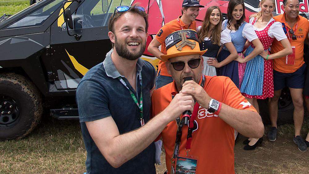 Florian und Tobias Rudig unterhielten schon der Formel1 in Spielberg