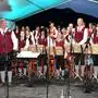 Der Musikverein Laßnitz auf der Seebühne beim Freizeitwirt in Steirisch Laßnitz