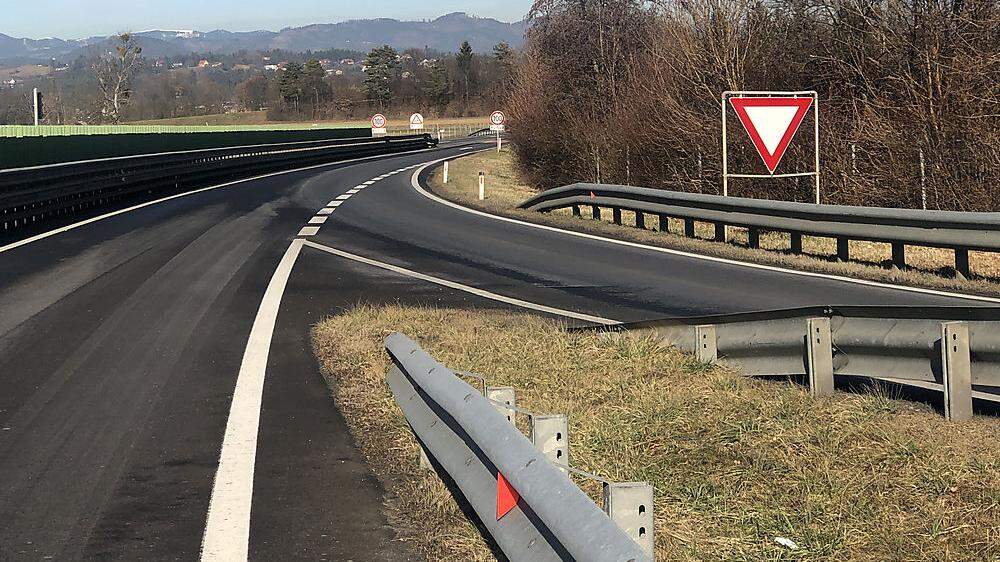 Der Autobahnzubringer Mooskirchen wird umgebaut und die Kreuzung wird entschärft 