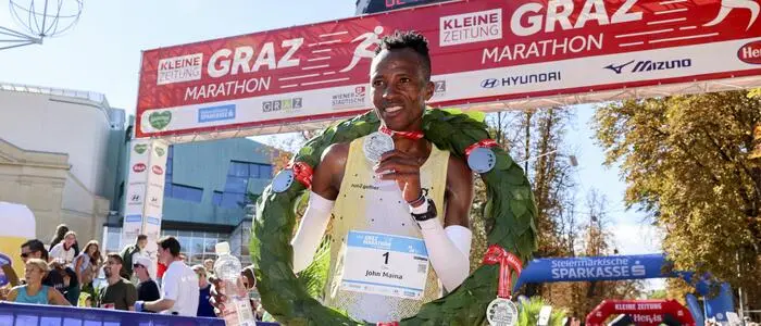 John Maina Ndirangu siegte beim Graz Marathon