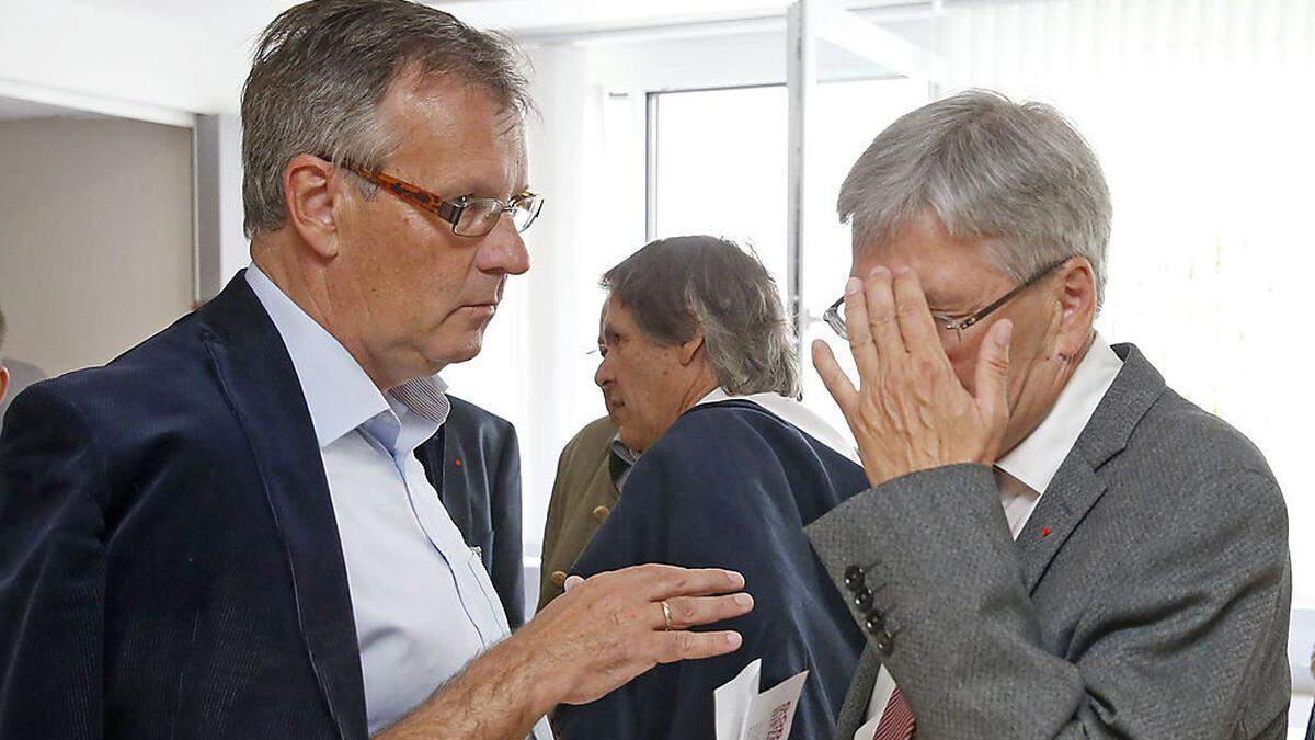 Gernot Nischelwitzer (links) reitet wilde Attacken gegen Peter Kaiser und die Regierungskoalition