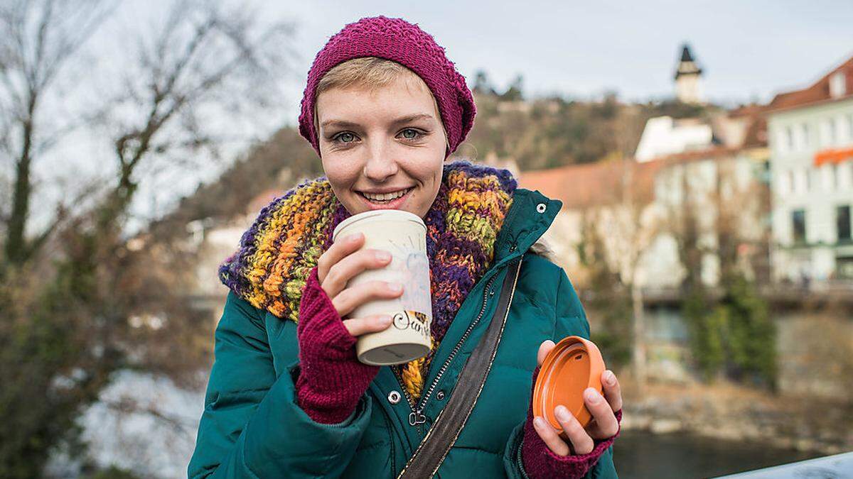 Neben eigenen Mehrwegbechern bieten viele Grazer Lokale auch den &quot;Backcup&quot; an