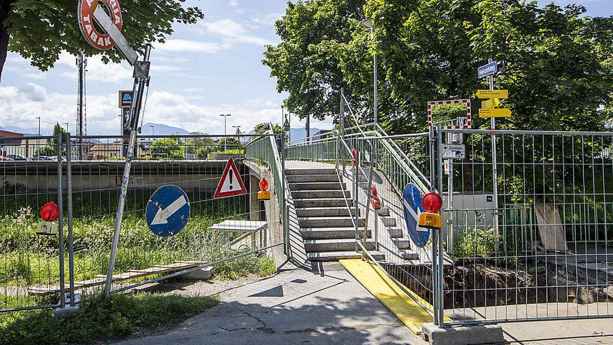 Im April wurden bauliche Maßnahmen durchgeführt 